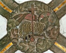 Schlussstein mit dem Lamm Gottes